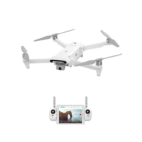 FIMI X8SE 2022 V2 Drone avec Caméra 4k, 35 Min de Vol, 10 KM de Transmission Vidéo, GPS 48MP RC Quadricoptère avec Gimbal 3 A
