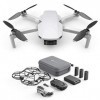 DJI Mavic Mini Combo, drone ultraléger et portable Télécommande, 30 min. Temps de vol, transmission vidéo HD 4 km, cardan 3 a