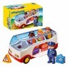 Playmobil 1.2.3 6773 Autocar de Voyage 1.2.3 - pour Les Tout-Petits 18-36 Mois - Mes Premiers Apprendre en samusant