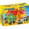 Playmobil 1.2.3. - 6962 - Ferme transportable avec animaux