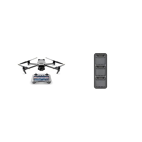 DJI Mavic 3 Classic DJI RC – Drone avec caméra, caméra 4/3 CMOS Hasselblad, radiocommande DJI RC, vidéo HD 5,1K & Station d