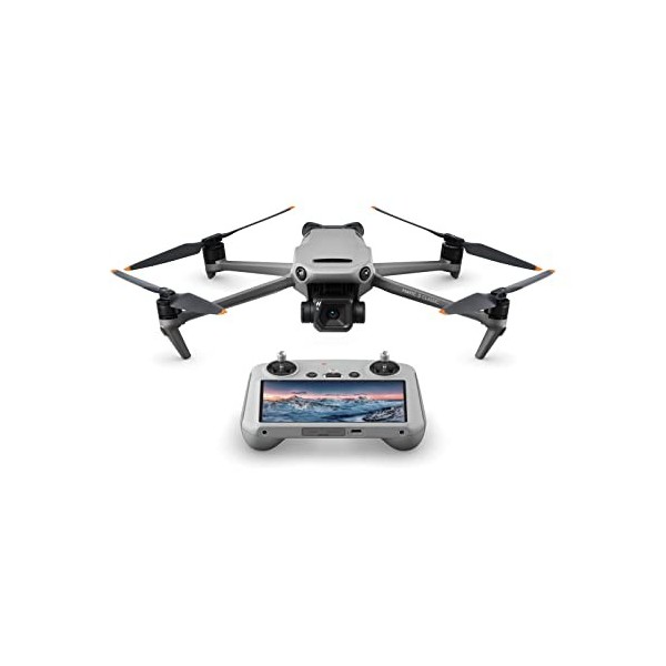 DJI Mavic 3 Classic DJI RC – Drone avec caméra, caméra 4/3 CMOS Hasselblad, radiocommande DJI RC, vidéo HD 5,1K & Station d