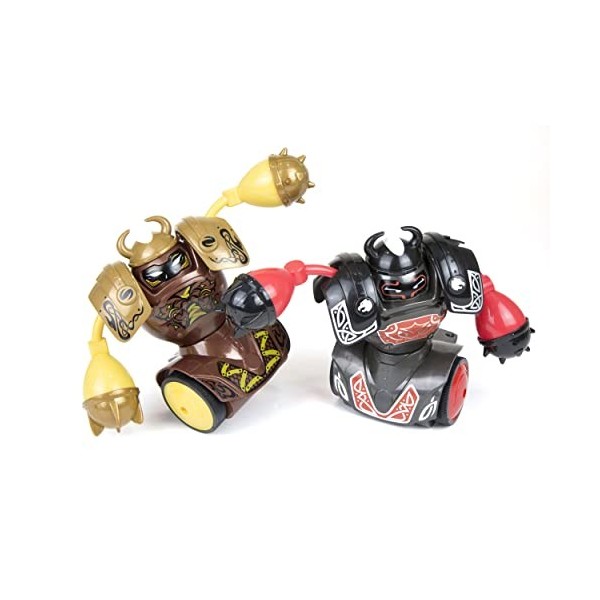 YCOO by SILVERLIT Pack 2 Robots Kombat Viking Télécommandé 14cm-Il Avance Et Frappe Son Adversaire-Jouet avec Effets sonores 