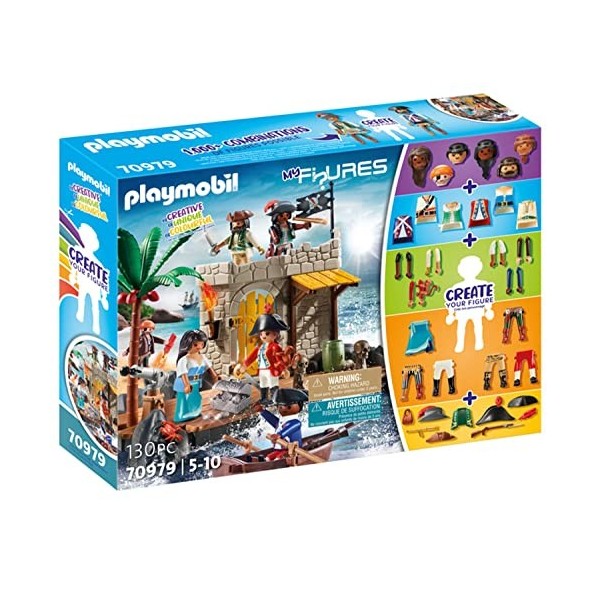 Playmobil 70979 My Figures: Ilôt des Pirates