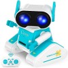 Cocopa Robot Jouet, Robot Enfant Télécommandé Rechargeable, Robot Intelligent avec Yeux LED, Musique, Tête, Oreilles et Bras 