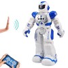 HUSAN Robot Télécommandé pour Les Enfants,Programmable RC Robot Enfant avec Danse Chanter Intelligent contrôleur Infrarouge J
