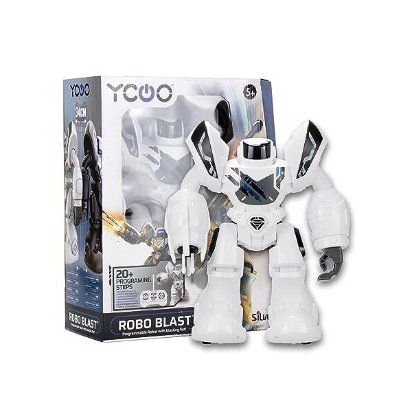 Silverlit YCOO by Robot Blast - Robot Géant 34 cm Sonore et Lumineux - Robot Qui Danse et Jour de la Musique - A partir de 5 