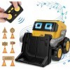REMOKING Robot télécommandé 2,4 GHz pour enfants - Avec son et lumière - Cadeau pour garçons et filles
