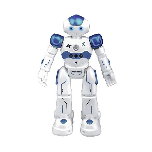 kuman Robot de la Télécommande RC Robot, Cadeau de Jouet pour Les Enfants Les Adultes, Robot Télécommandé Programmable, Détec