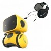 PNI Paquet Robot Intelligent interactif Robo One, Commande vocale, Boutons tactiles, Jaune + Casque Subzero Code C936.19