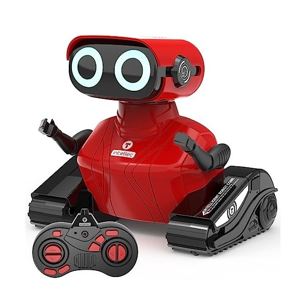 GILOBABY Robot Telecommandé Enfant, Jouet Robot Enfant avec Télécommande 2,4 GHz, Yeux LED, Mouvements de danse, Tête et Bras