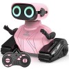 GILOBABY Robot Telecommandé Enfant, Jouet Robot Enfant avec Télécommande 2,4 GHz, Yeux LED, Mouvements de danse, Tête et Bras