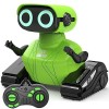 GILOBABY Robot Telecommandé Enfant, Jouet Robot Enfant avec Télécommande 2,4 GHz, Yeux LED, Mouvements de danse, Tête et Bras