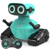 GILOBABY Robot Telecommandé Enfant, Jouet Robot Enfant avec Télécommande 2,4 GHz, Yeux LED, Mouvements de danse, Tête et Bras