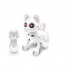 Lexibook Power Kitty-Chat Télécommandé, Robot Intelligent Programmable, Lumière, Son, Blanc/Rose-KITTY01, KITTY01, Blanc/Rose