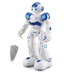 WEECOC RC Robot Jouets Geste Reconnaissance Intelligent Robot Jouets pour Enfants Peut Chanter Danse Parler Cadeau dannivers