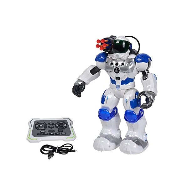 Xtrem Bots - Robbie, Jouet Robot Enfant Télécommandé Programmable, Jouets  Garçons Interactif Intelligent, Jouet Garcon 5 Ans