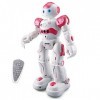 WEECOC RC Robot Jouets Geste Détection Robot Intelligent Jouet pour Filles Peut Chanter Danse Parler Cadeau danniversaire De