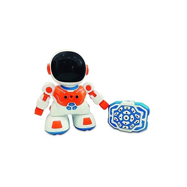 ODS TOYS Radiocom - Mars 8 Spaceman - Robot Radio commandée à Infrarouge 27 cm avec lumières et Sons