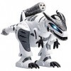 Robot de dinosaure, DAXIN Intelligent Télécommandé Interactif Animal Jouet avec Programmation Aller Danse Musique Cadeau pour