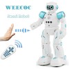 WEECOC RC Robot Jouets Geste Reconnaissance Intelligent Robot Jouets pour Enfants Peut Chanter Danse Parler Cadeau dannivers