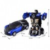 3 Pièces Transformateur Robot Voiture & Robot Transformable Mur Climber Car avec Led et Rotation 360 ° Stunt Car Rc Toy Car p