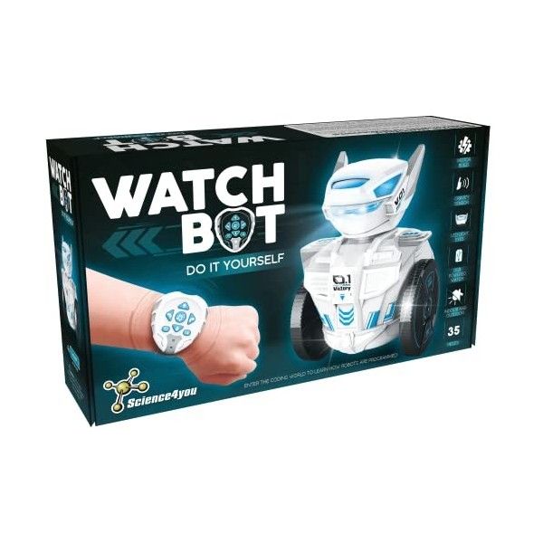 Science4you Watchbot - Robots pour Enfants - Jouet Éducatif avec Contrôleur Montre Intelligente - Jouet STEM pour Enfants de 