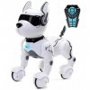 Top Race Jouet pour Chien Robot télécommandé pour Enfants, Danse Interactive et Intelligente pour Battre Le Robot Chiot- Cade