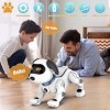 okk Chien Robot Intelligent, Nouvellement Télécommande Chien avec Chanter, Danser, Parler, Jouets éducatifs Précoces Intellig