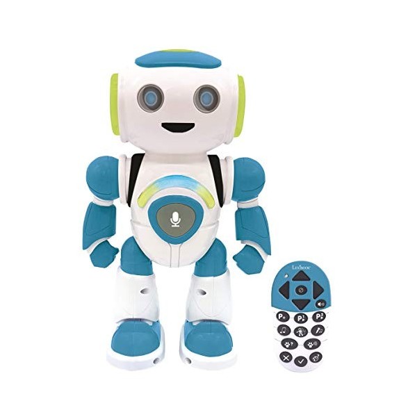 Lexibook - Powerman Jr. Robot Intelligent pour Enfants Qui lit dans Les pensées - Danse, Joue de la Musique, Quiz Animaux, ST