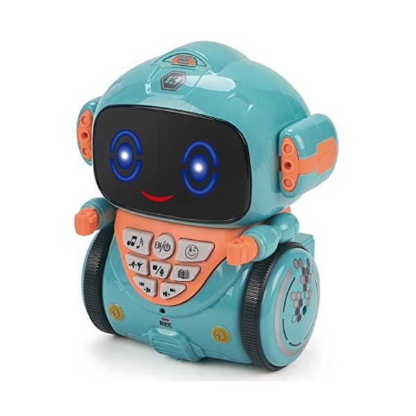 KaeKid Robot jouets pour enfants, robot intelligent interactif avec commande vocale, reconnaissance vocale, chant, danse, rép