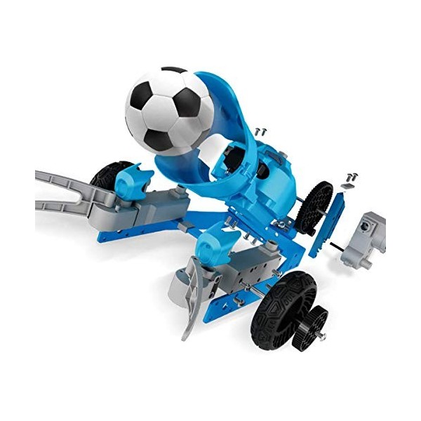 Top Race Télécommande Catapulte Robotique RC - Lanceur de Balle Robotique à Démonter en Métal/Bras de Tir - Kit de Constructi