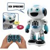 Lexibook - Powerman Advance - Robot télécommandé, Jouet interactif et éducatif pour Enfants Marche, Danse, Joue de la Musique