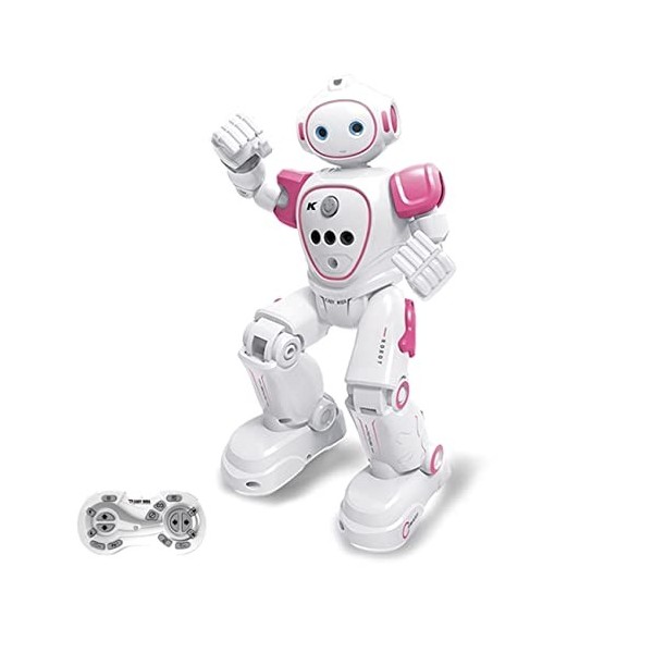 WEECOC RC Robot Jouets Geste Détection Robot Intelligent Jouet pour Filles Peut Chanter Danse Parler Cadeau danniversaire De