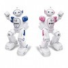 WEECOC RC Robot Jouets Geste Détection Robot Intelligent Jouet pour Filles Peut Chanter Danse Parler Cadeau danniversaire De