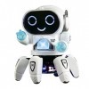 YATOSEEN Giocattolo Robot per Bambini, Robot Compagno per Bambini, Con Proiezione di Luce Colorata, Balla e Canta e Cammina, 