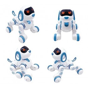 Lexibook Power Puppy® Jr - Mon Petit Chien Robot télécommandé à Dresser - Chien Robot avec Sons, Musique, Effets Lumineux – a