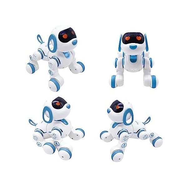 Lexibook Power Puppy® Jr - Mon Petit Chien Robot télécommandé à Dresser - Chien Robot avec Sons, Musique, Effets Lumineux – a