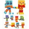 SANXDI 2pcs Robot Jouet Enfant 3 Ans 4in1 Projecteur Ciel Etoile Créatif Jeux Veilleuse Bébé Jeux Cadeaux Anniversaire Enfant