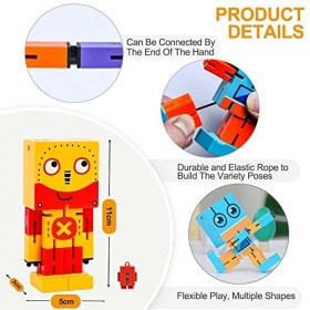 SANXDI 2pcs Robot Jouet Enfant 3 Ans 4in1 Projecteur Ciel Etoile Créatif Jeux Veilleuse Bébé Jeux Cadeaux Anniversaire Enfant