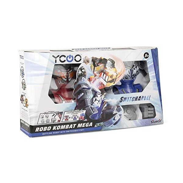 YCOO Pack 2 Robots Kombat Boxeur Télécommandé- Emballage