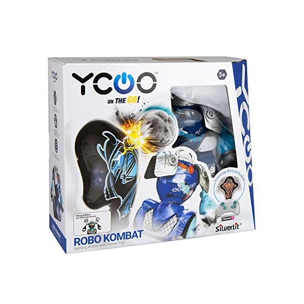 Rocco Giocattoli - Robo Kombat Vichinghi Single Pack - Bleu