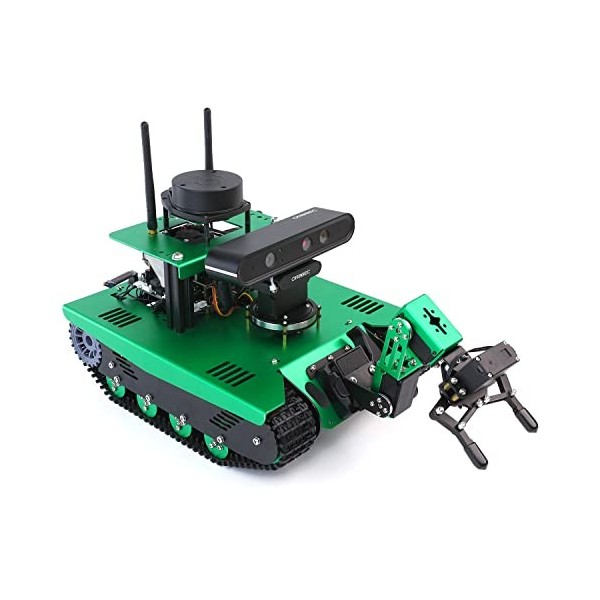 Yahboom Jetson Nano 4 Go ROS AI Robot Transbot RTAB 3D et Lidar Mapping Navigation Python C++ Kit bras robotique IA programma