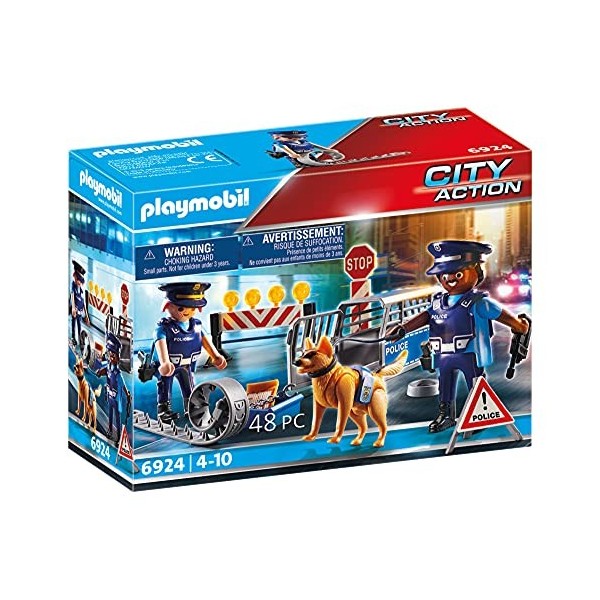 Playmobil 6924 Barrage de Police- City Action- Les policiers - City Action Les policiers