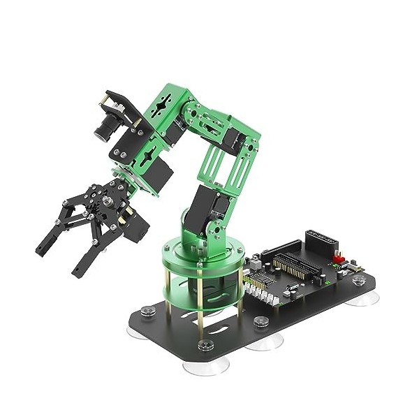 Yahboom Robot Arm Building Kit for Jetson Nano B01 6-DOF AI Development Robotic Hand for Adults App Controlled ROS Programmab