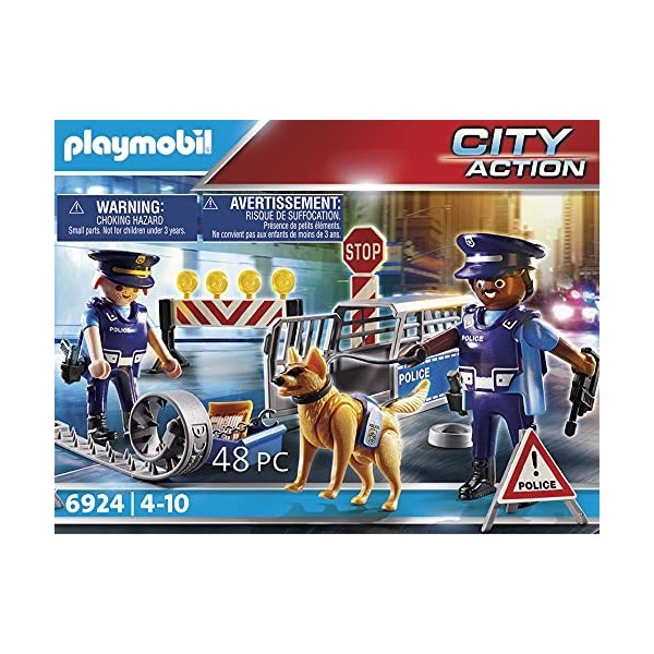 Playmobil 6924 Barrage de Police- City Action- Les policiers - City Action Les policiers