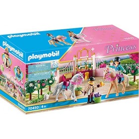 Playmobil 70450 Princesse avec Chevaux et instructeur- Princess- Le Palais de Princesses- Princesse Chevaux
