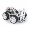 SUNFOUNDER Raspberry Pi Smart Car Kit avec caméra Détection de Visage de Couleur de Voiture AI Robot, Suivi de Ligne, Prend e