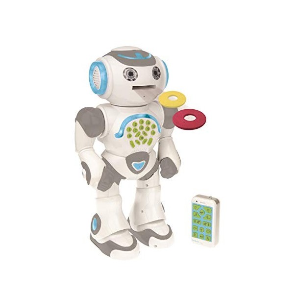 Powerman Max Télécommande robot parlant STEM programmable Danses chantant de 10 000 histoires 300+ quiz pour les enfants à pa