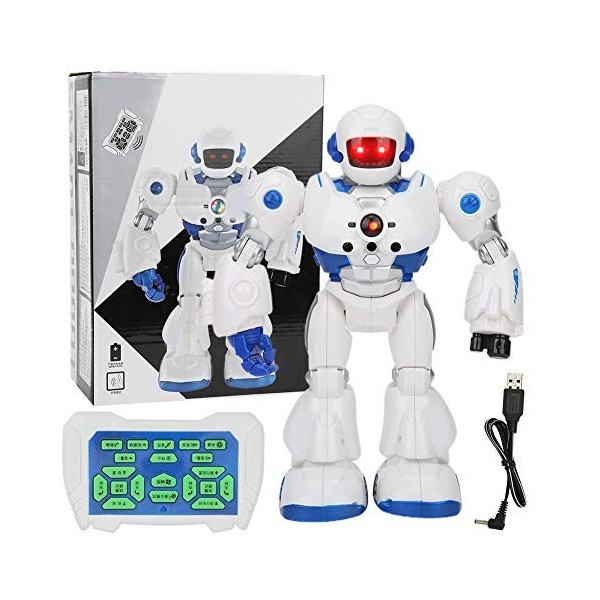 HUSAN Robot Télécommandé pour Les Enfants,Programmable RC Robot